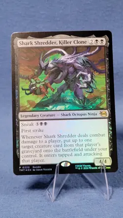 FOIL Shark Shredder, Killer Clone TMT 0320 PROMO MTG Turtles - Image 2
