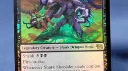 FOIL Shark Shredder, Killer Clone TMT 0320 PROMO MTG Turtles - Image 4