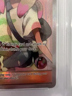 Pokemon 2018 Sm-Lost Thunder Mina Full Art Holo Ultra Rare PSA 10 211/214 - Image 5