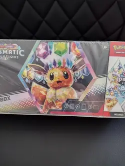 Pokemon Prismatic Evolutions Surprise Box & Booster Bundle 2-Pack Sam's Club NEW - Image 2