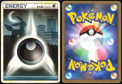 DARKNESS ENERGY L1 SOULSILVER COLLECTION UMBREON POKEMON JAPANESE 2009 LP - Image 1