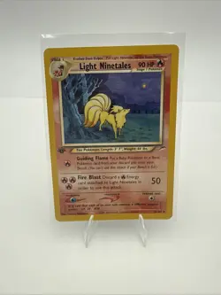 Pokemon Light Ninetales 1st Edition 50/105 Neo Destiny - Image 1