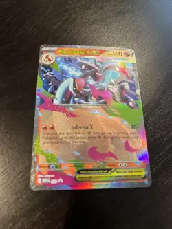 Mega Charizard X ex 029 Black Star Promo Tin Mega Evolution Pokemon NM [A] - Image 2