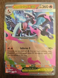 Pokemon Mega Charizard X ex Black Star Promo Holo Foil #29 NM - Image 1