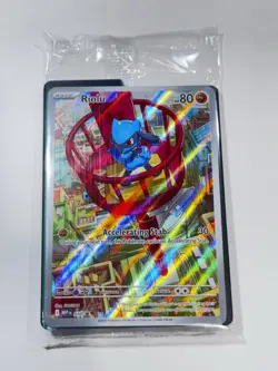 Pokemon 2025 Riolu #010 Mega Evolution ETB Black Star Promo SEALED - Image 1