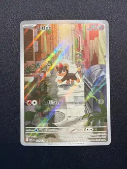 Litleo 139/132 Illustration Rare Mega Evolution Pokemon Near Mint - Image 1