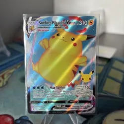 Pokemon Surfing Pikachu VMAX - Celebrations - 009/025 NM5 - Image 1