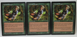 QUIRION RANGER X3 MAGIC THE GATHERING VISIONS VINTAGE MTG CARD #386 - Image 1