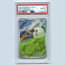 **PSA 10** Hop's Wooloo | 170 | Pokemon, Journey Together, Illustration Rare - Image 1