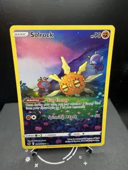 Pokemon TCG SWSH Crown Zenith Solrock GG15/GG70 Galarian Gallery Full Art NM! - Image 1