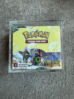 Evolving Skies Booster Box Sealed + Acrylic Included 820650818776 - Image 1