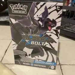 Pokemon Scarlet & Violet Black Bolt Booster Bundle 6 Booster Packs - Image 1
