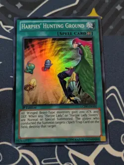 Harpies' Hunting Ground - LCJW-EN102 - Super Rare (NM) - Yugioh - Image 1