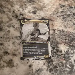 Magic: The Gathering Custom Art Aang Legendary Creature Card Lot of 4 - Image 2