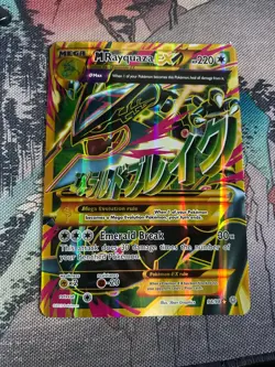 MEGA Rayquaza EX Shiny Full Art #98 ULTRA (Big Card) - Image 1