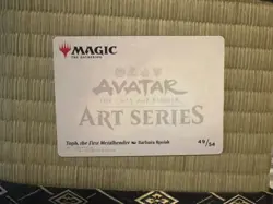 Toph, the First Metalbender (49/54) Art Card - Avatar: TLA NM [Magic MTG] NM - Image 2