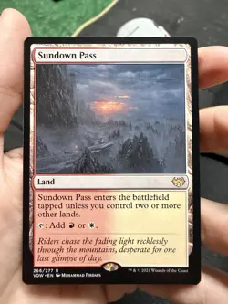 Magic: The Gathering Sundown Pass Land Cards VOW 266/277 2x Regular English 2021 - Image 2