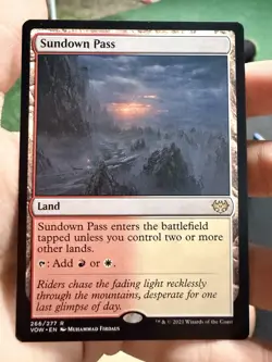 Magic: The Gathering Sundown Pass Land Cards VOW 266/277 2x Regular English 2021 - Image 3