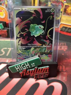 BULBASAUR 133/132 ILLUSTRATION RARE STAMPED PROMO MEGA EVOLUTIONS POKEMON CARD - Image 3