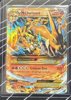 M Charizard EX (Y) (Secret) 107/106 Flashfire Holo NM Pokemon Card - Image 1