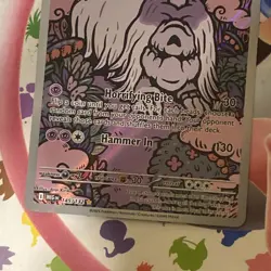 Pokemon TCG Mega Evolutions Houndstone Illustration Rare Card 145/132 - Image 2