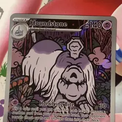 Pokemon TCG Mega Evolutions Houndstone Illustration Rare Card 145/132 - Image 3