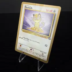 Meowth (Gold Bordered Promo) #56/64 Pokemon Card (Heavily Played) - Image 2