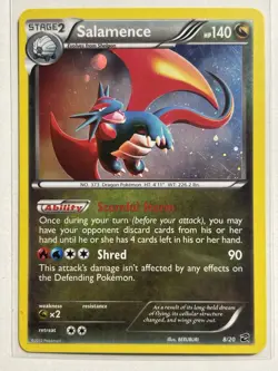 Salamence 8/20 - Dragon Vault Blister Exclusive Holo Pokemon Card - Image 1