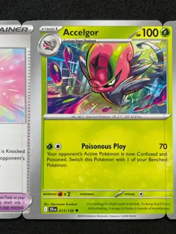Pokemon ERROR Misaligned & Miscut Connecting Sequence 4 Cards Journey Together - Image 4