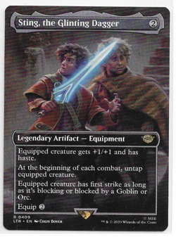 Foil Sting, the Glinting Dagger (Borderless) - The Lord of the Ring - Image 1