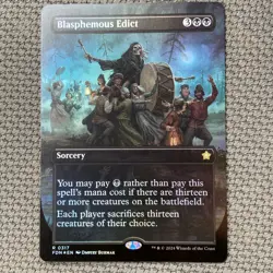 Blasphemous Edict (Borderless) Foundations Foil - Image 1