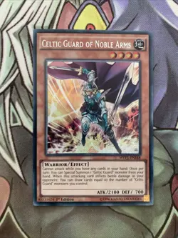 MVP1-ENS48 Celtic Guard Of Noble Arms Secret Rare 1st Edition NM Yugioh Card - Image 1