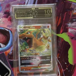 2024 VSTAR Pokemon Card Charizard APH Gold 10 005/127 - Image 1