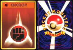 FIGHTING ENERGY BASE SET POKEMON JAPANESE MP - Image 1