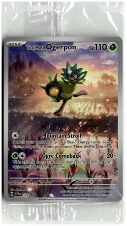 SV: Scarlet & Violet Promo Cards #123 Teal Mask Ogerpon SEALED A1804 - Image 1