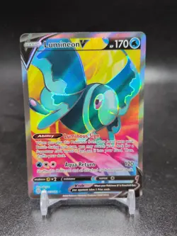 Lumineon V - 155/172 Brilliant Stars FULL ART Pokemon - NM/MINT - Image 1