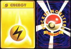 LIGHTNING ENERGY BASE SET POKEMON JAPANESE MP - Image 1