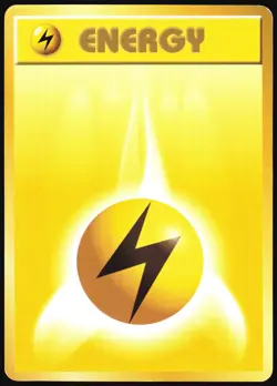 LIGHTNING ENERGY BASE SET POKEMON JAPANESE MP - Image 2