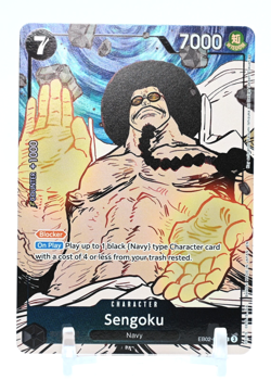 One Piece Card SENGOKU EB02-044 (SR) Alt Art Anime 25th Collection English NM/M - Image 2