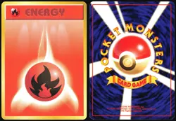 FIRE ENERGY BASE SET POKEMON JAPANESE MP - Image 1