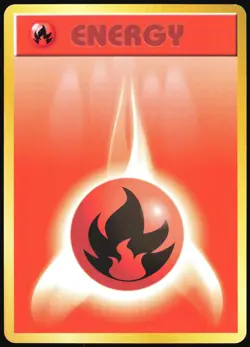 FIRE ENERGY BASE SET POKEMON JAPANESE MP - Image 2