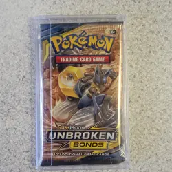 Pokemon TCG Sun & Moon: Unbroken Bonds Booster Pack 10 Cards - Image 1