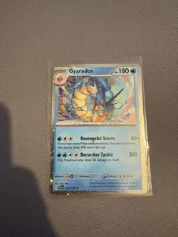 Pokemon Gyarados TCG Scarlet & Violet Paldea Evolved Cosmo Holo Card 043/193 - Image 1
