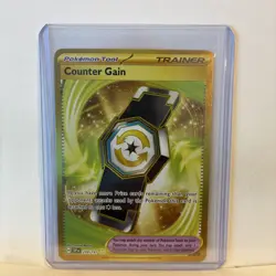 Pokemon SV08 Surging Sparks Counter Gain 249/191 Hyper Rare NM Near Mint - Image 1