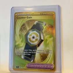 Pokemon SV08 Surging Sparks Counter Gain 249/191 Hyper Rare NM Near Mint - Image 2