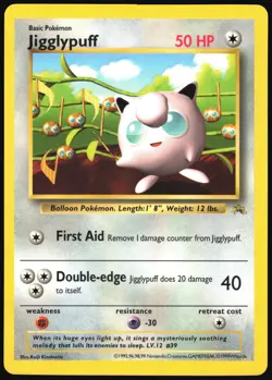 JIGGLYPUFF NO. 039 GREY STAR PROMO POKEMON JAPANESE GLOSSY 1999 MP - Image 2