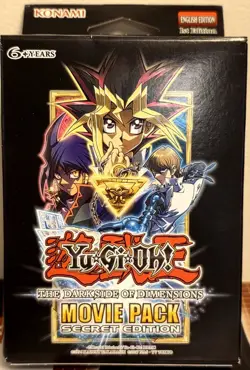 New Sealed YuGiOh Dark Side of Dimensions Movie Pack Secret Edition 1st Edition - Image 1