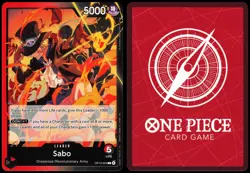 SABO (004) OP13-004 OP13 CARRYING ON HIS WILL ONE PIECE LEADER 2025 NM - Image 1