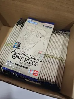 2024 One Piece EB-02 Anime 25th Collection 43 x SEALED BOOSTER PACKS Japanese - Image 1