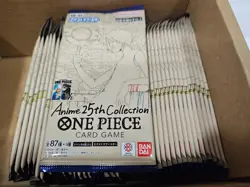 2024 One Piece EB-02 Anime 25th Collection 43 x SEALED BOOSTER PACKS Japanese - Image 2